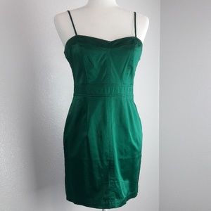 Forever 21 Jewel Tone Emerald Dress